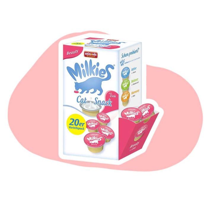 Animonda Milkies Cat Snack Beauty kapsułki 20x15g mleczka dla kota