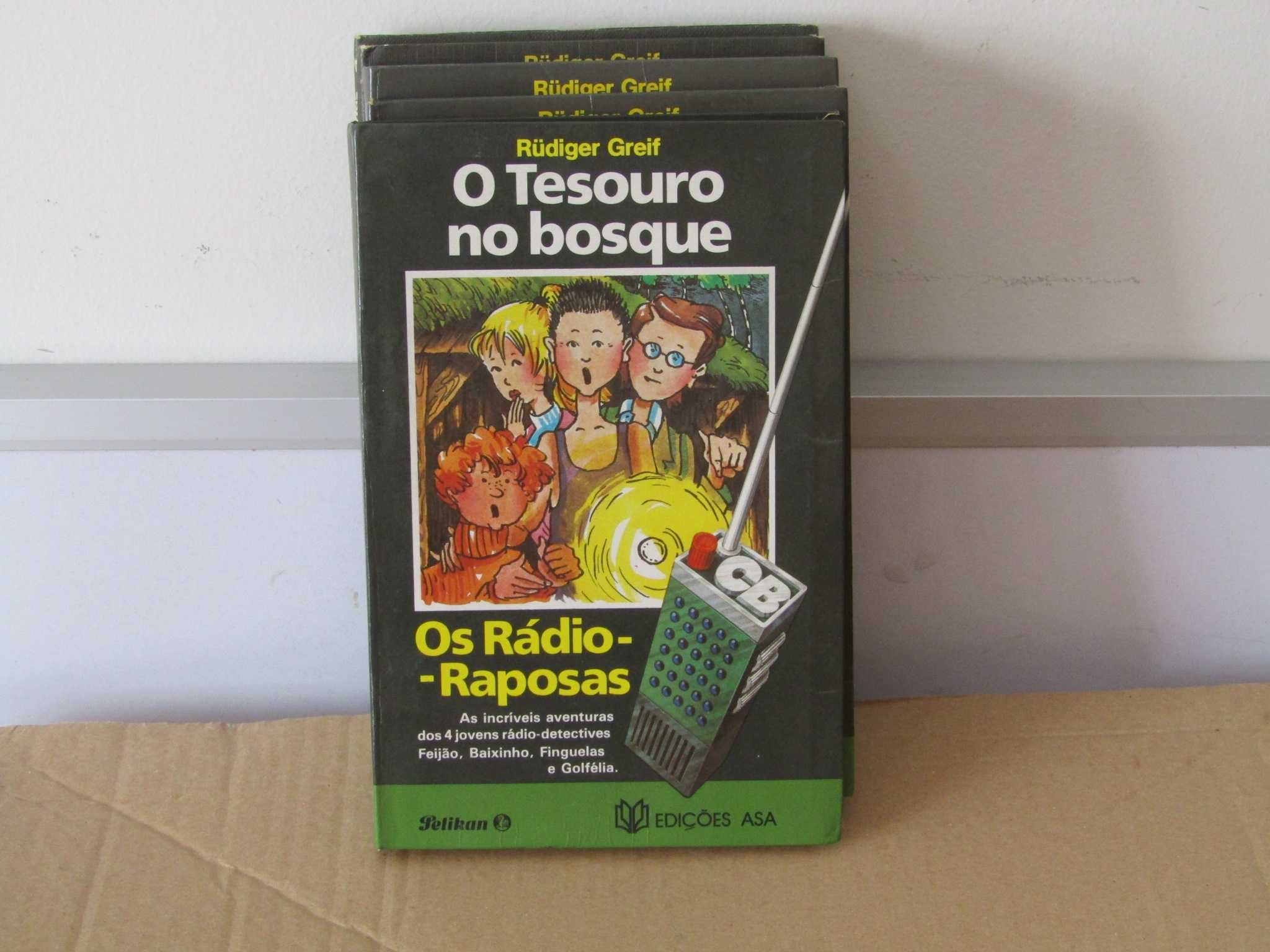 "Os rádio-raposas" - 1988 - livros juvenis