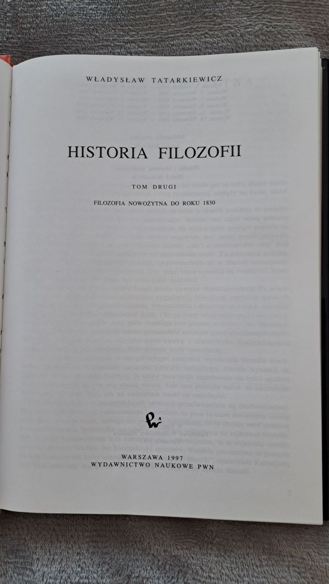 Historia filozofii Władysław Tatarkiewicz