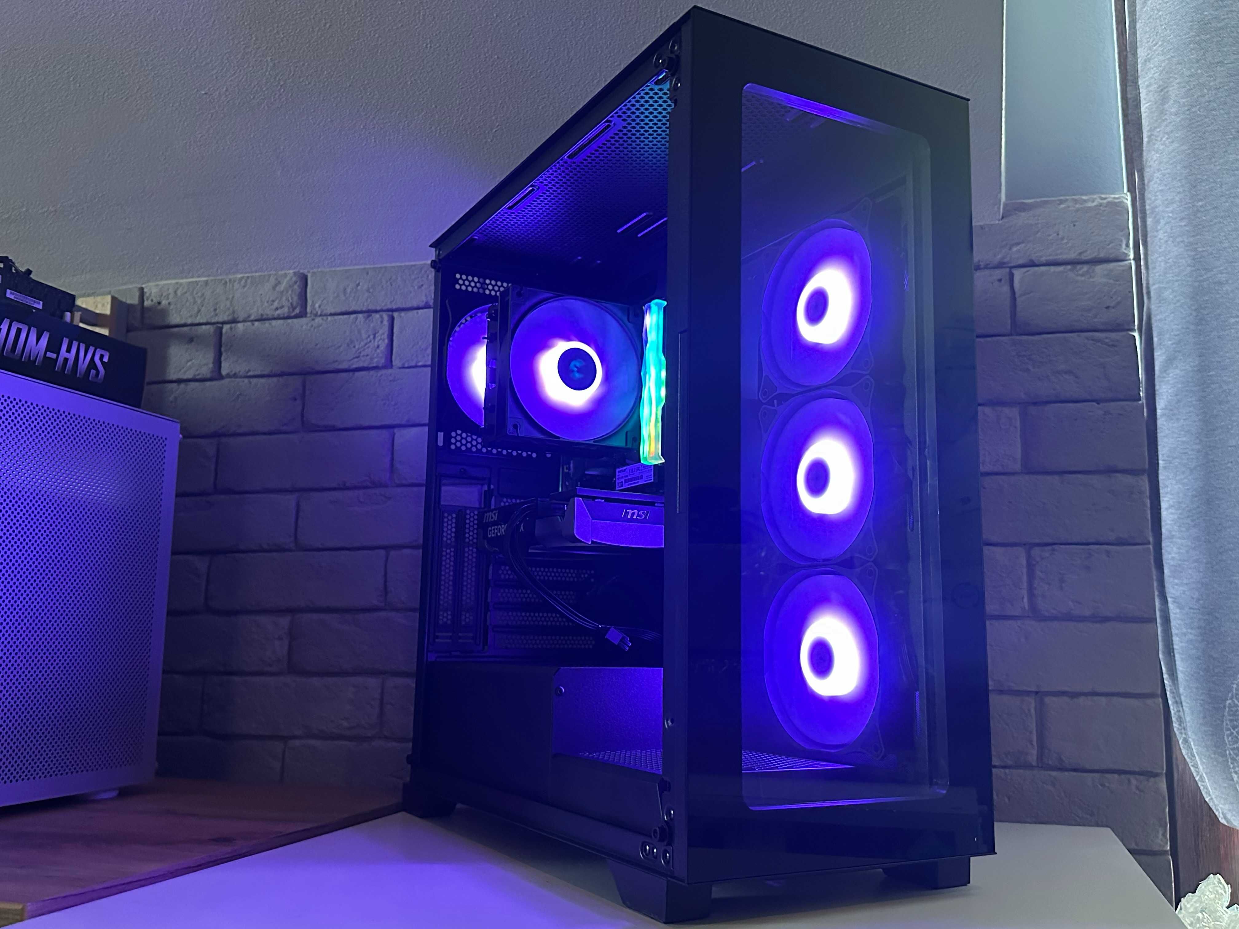 Komputer Gamingowy RTX 5060 Ryzen 5 FV23% 16GB RAM Akwarium RGB SSD
