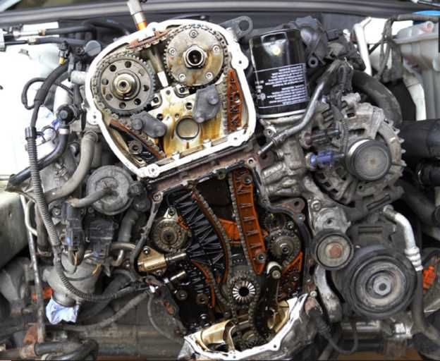 Заміна ланцюгів ГРМ 1.8-2.0 TFSI TSI Ауді А4 А5 А6 Q5 Q7. Тігуан Пасат