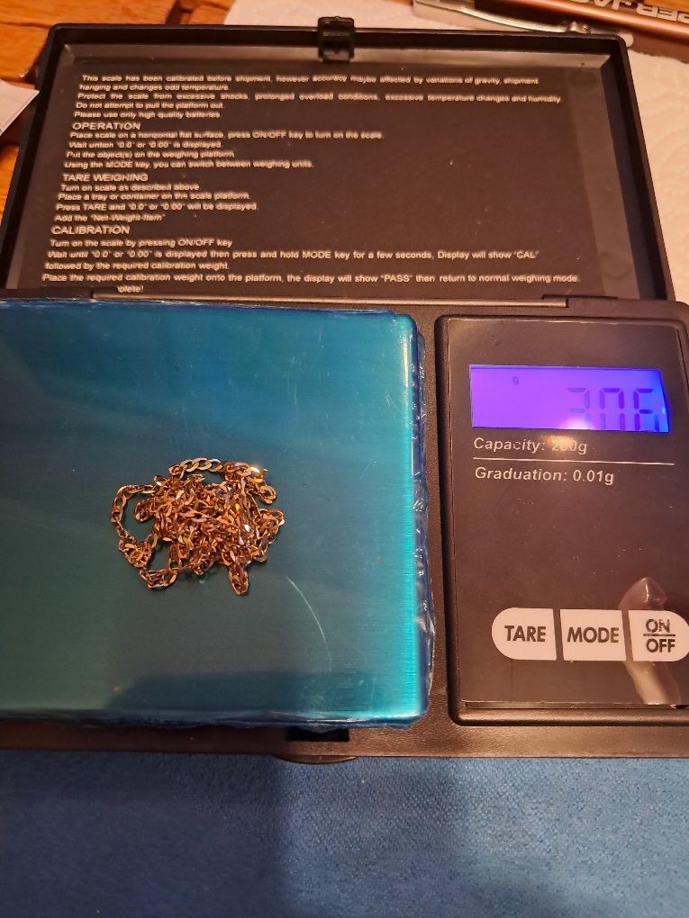 Pancerka złoty Łańcuszek P585
