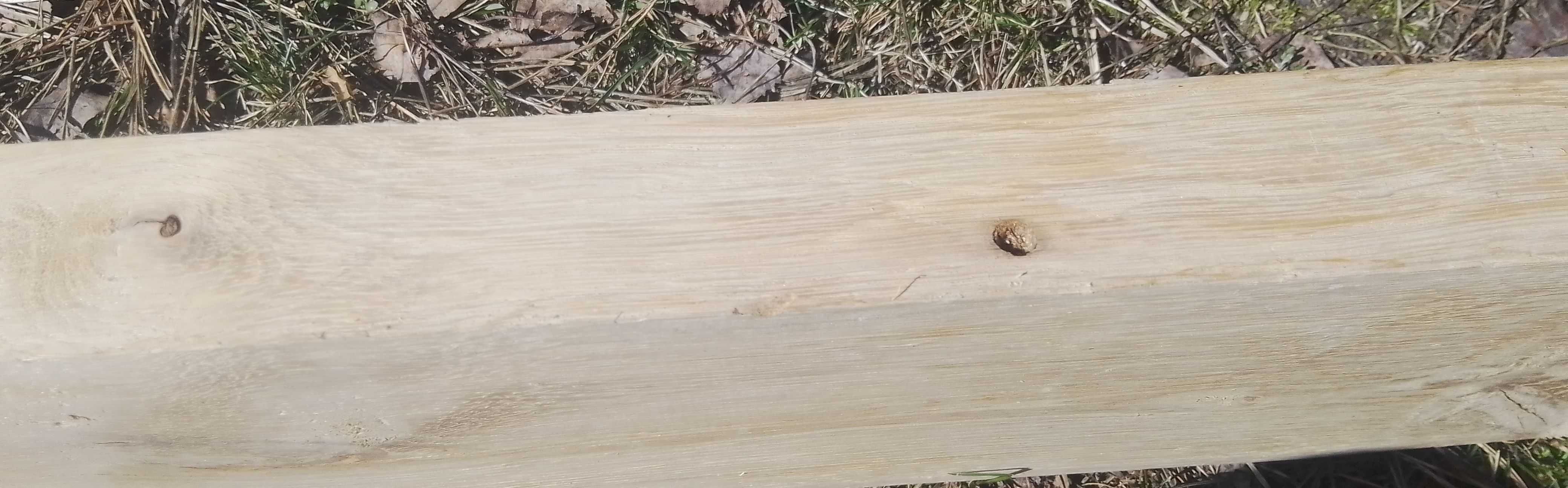 Blat dębowy o grubości 4,5 cm, heblowany, wysyłka