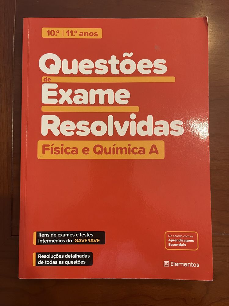 Questões de Exame Resolvidas Física e Química A 10° e 11°