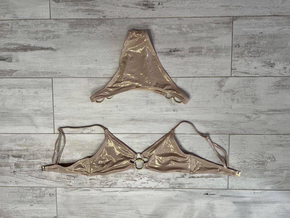 Купальник золотой s