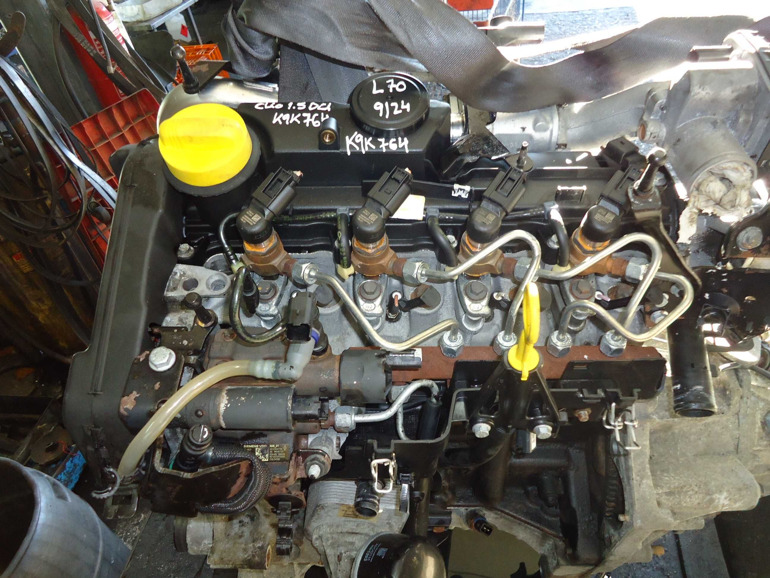 Motor Renault 1.5 Dci 110cv (K9K764) injecção Siemens/ Continental