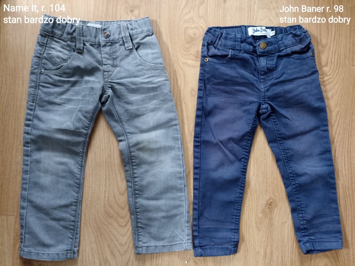 Name It, spodnie jeansy, r. 98-104
