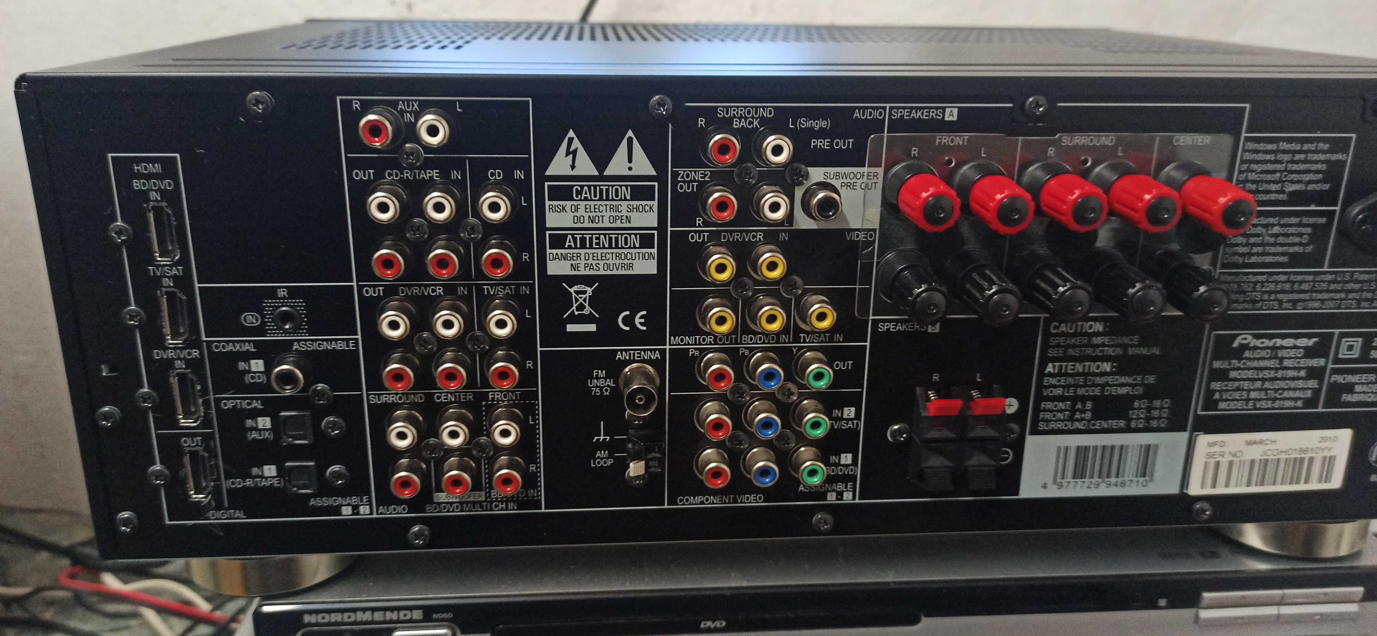 Amplituner  PIONEER VSX 819 H-K