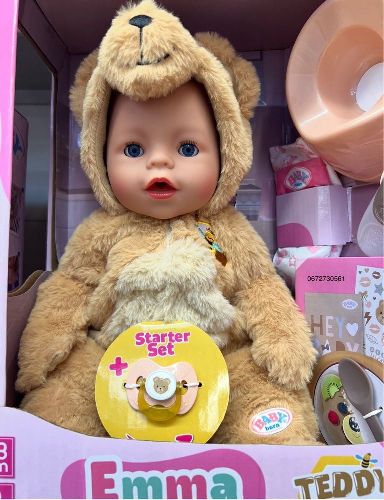 Baby born, кукла бебі борн, пупс, лялька, zapf creation, Emma, кукла