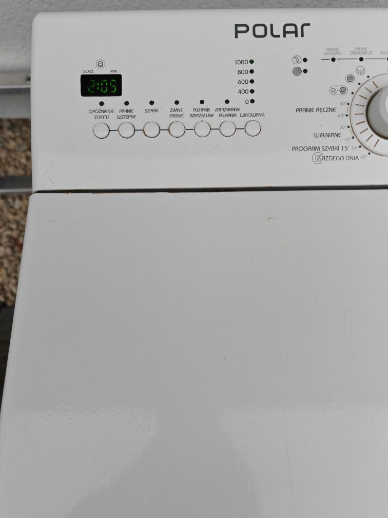 Sprawna pralka automatyczna Polar Ptl 5,5 kg wsad 1000 obrotów