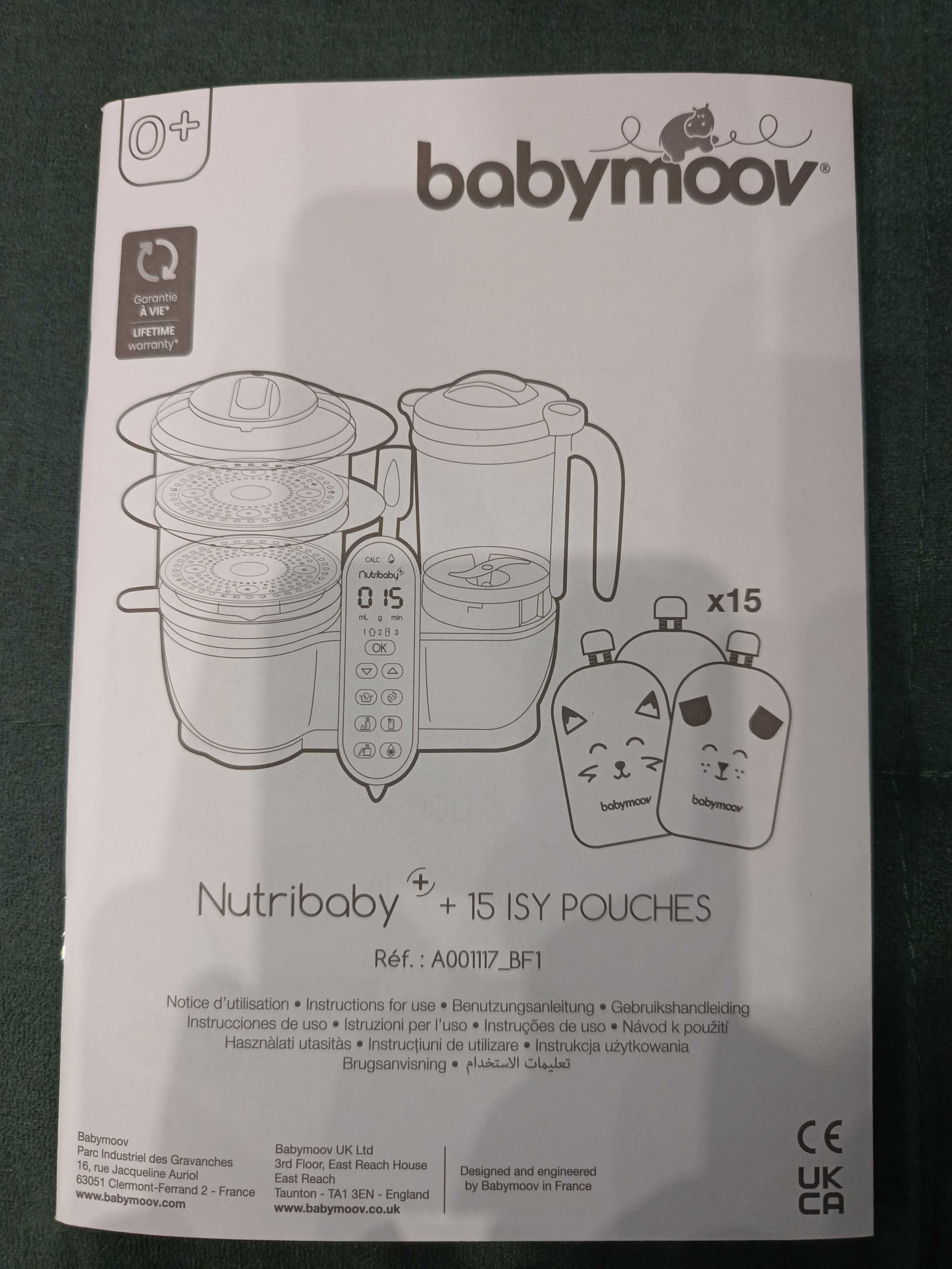 "Babymoov Nutribaby+" Robot do posiłków dla niemowląt i nie tylko