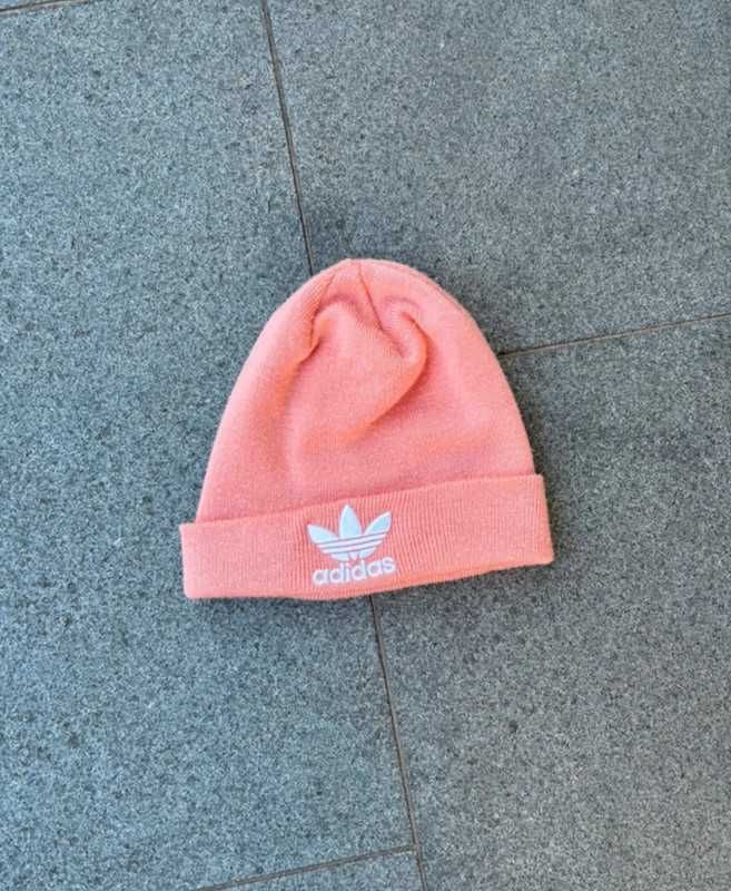 Czapka Damska Beanie Różowa Adidas Old Logo, Adidas Originals Onesize