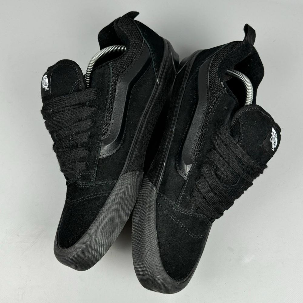 Кеди Vans Knu Skool Full Black ванс скейт шузи кеды кроссовки кну скул