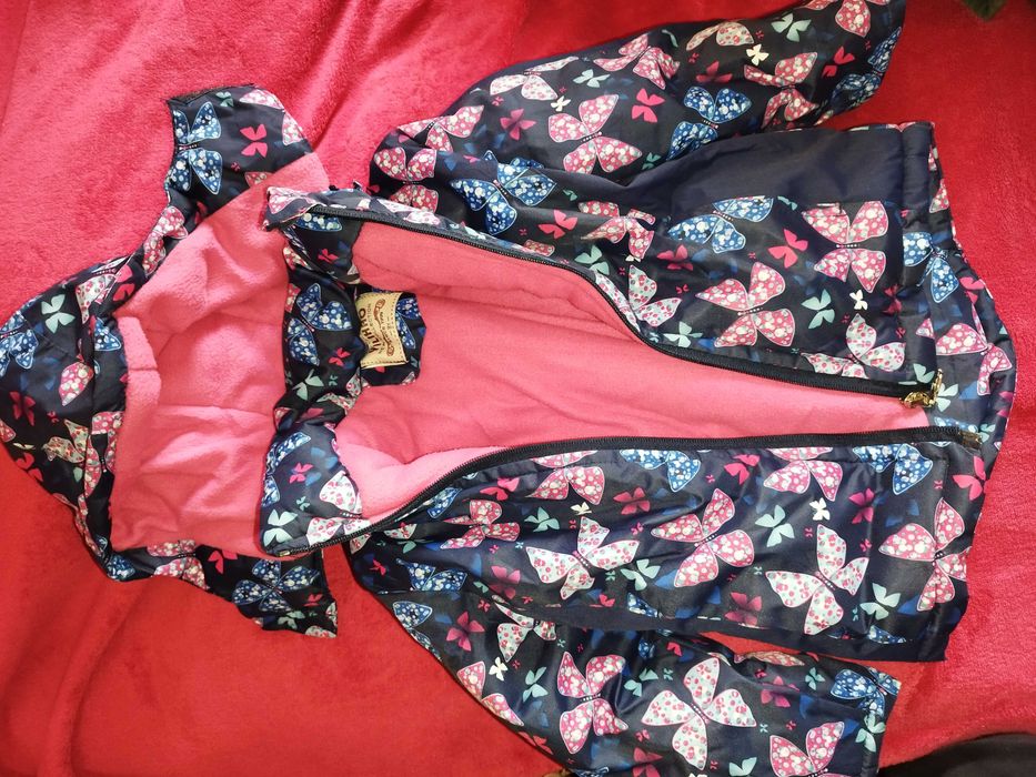 Komplet zimowy, kurtka zimowa plus spodnie, 3 latka, 104 cm