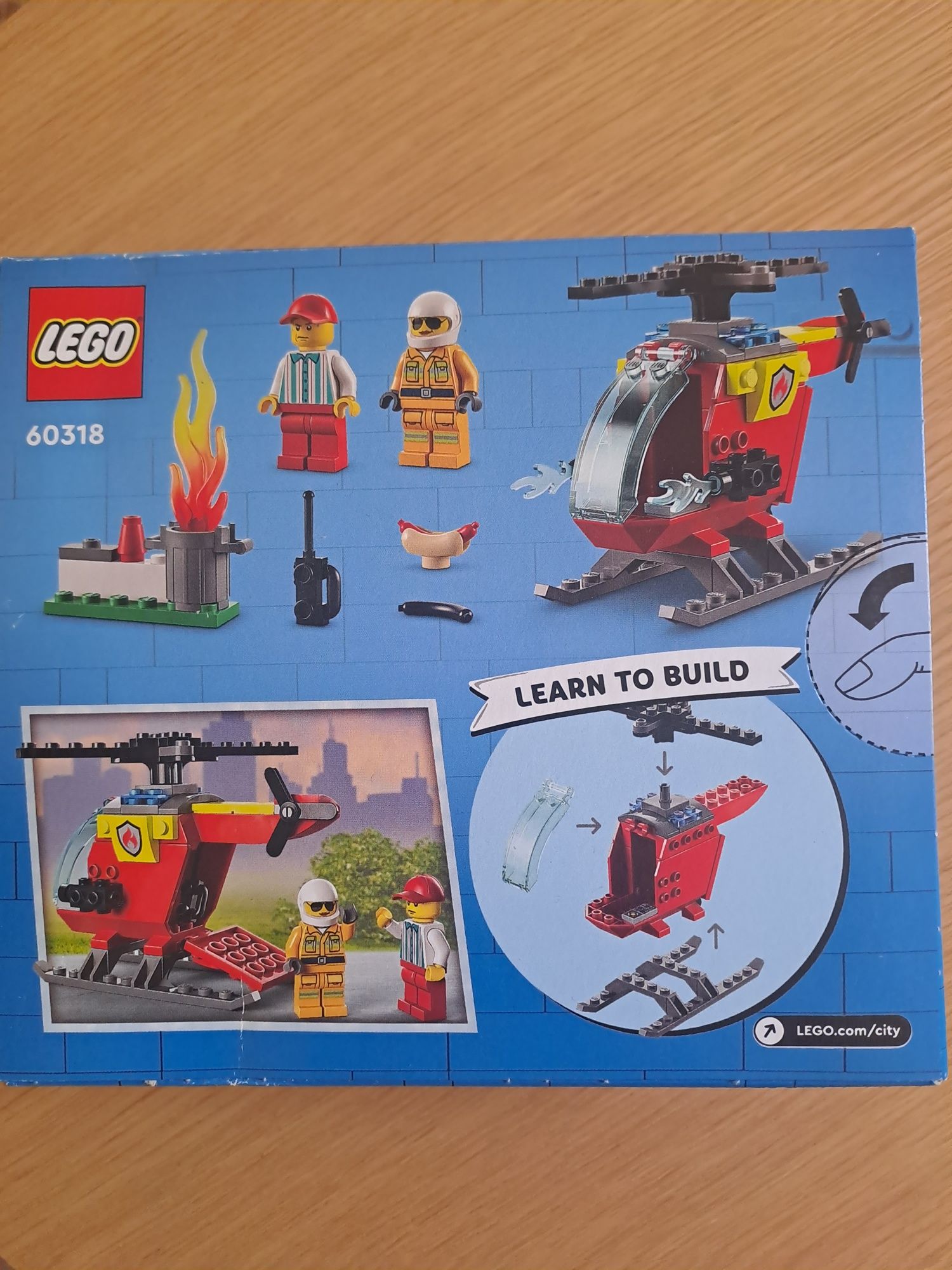 Lego city  60318 helikopter strażacki