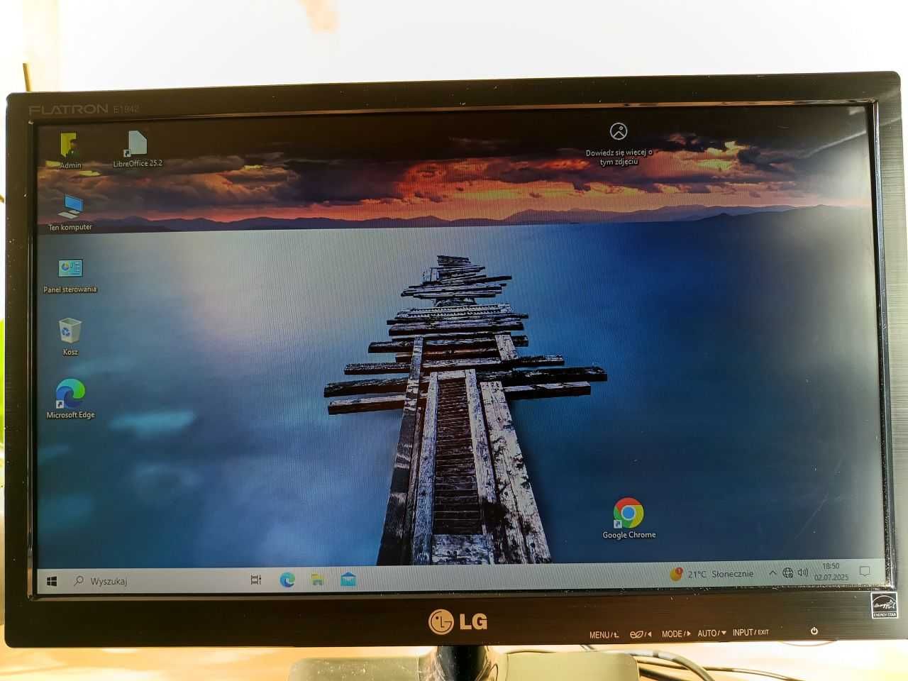 Monitor LG FLATRON E1942 19' sprawny