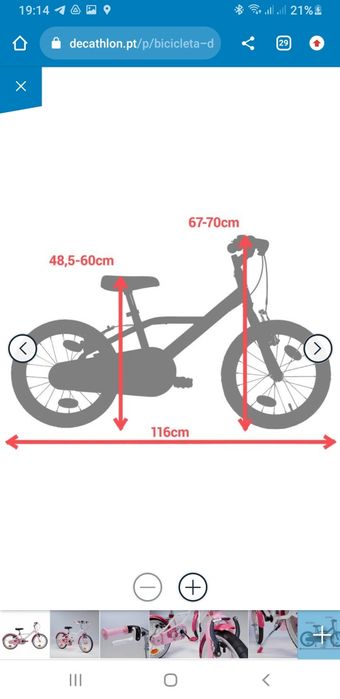 Bicicleta Criança Menina