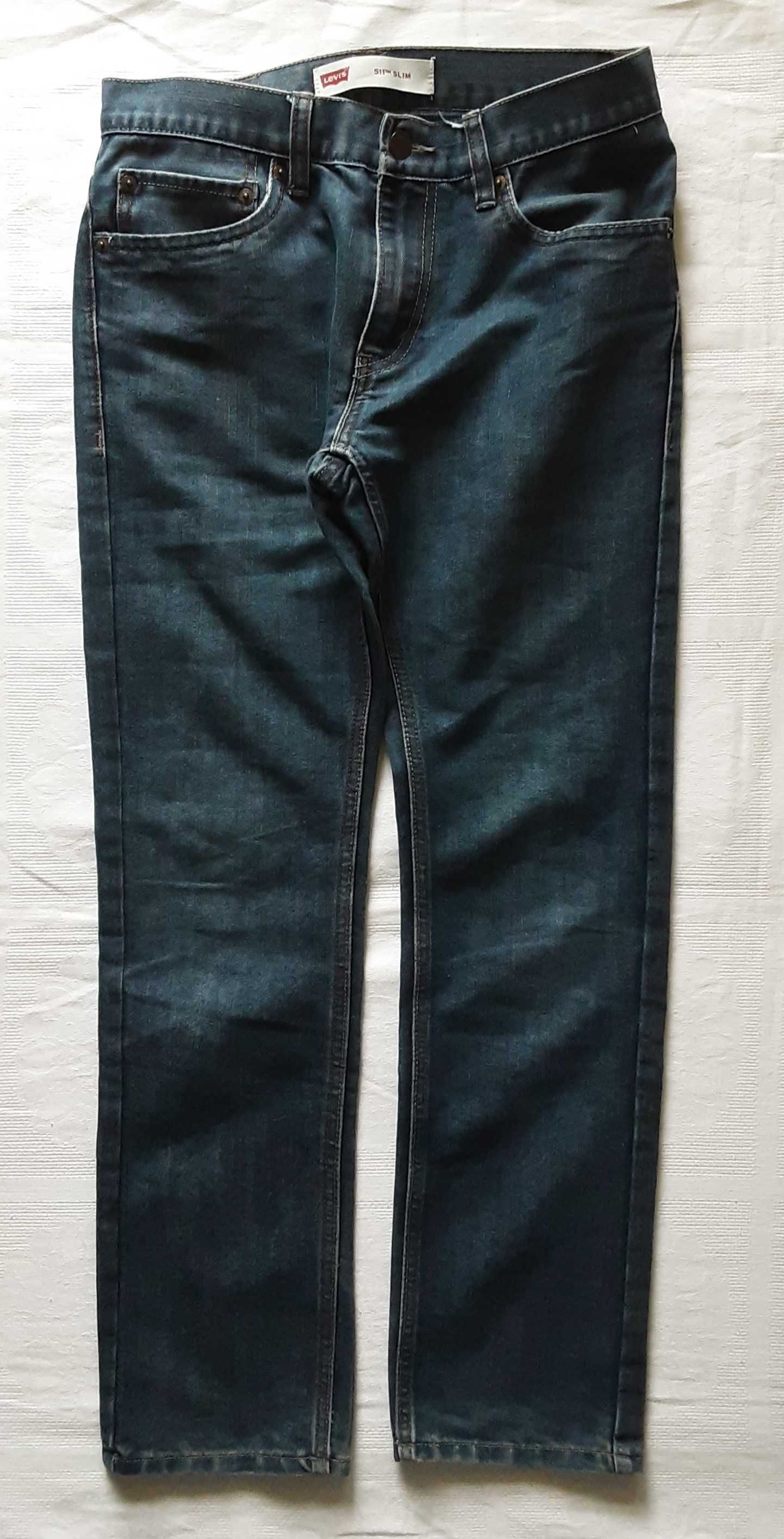 S Levis 511 slim spodnie jeans