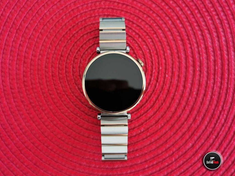 JAK NOWY Huawei Watch GT4 Elite 41mm BRANSOLETA - złoto - srebro - GW.