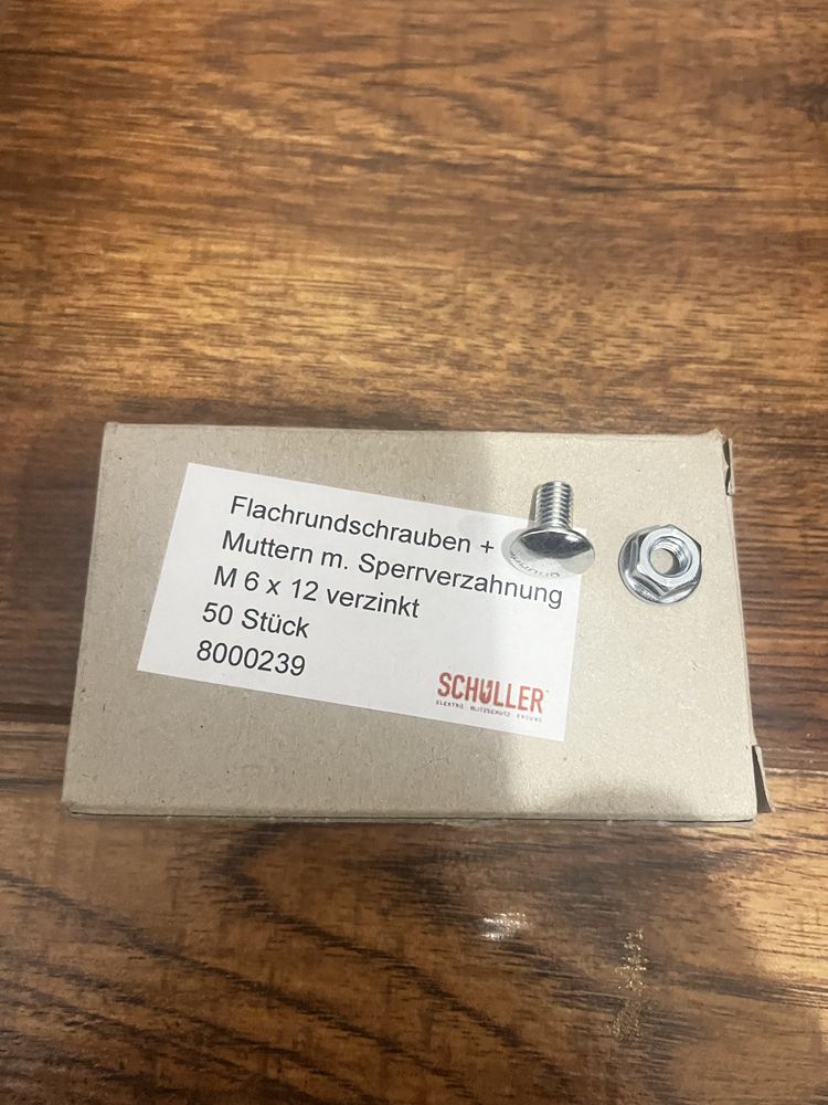 Śruby i nakrętki Shuller / Baks M6x12 50 szt.