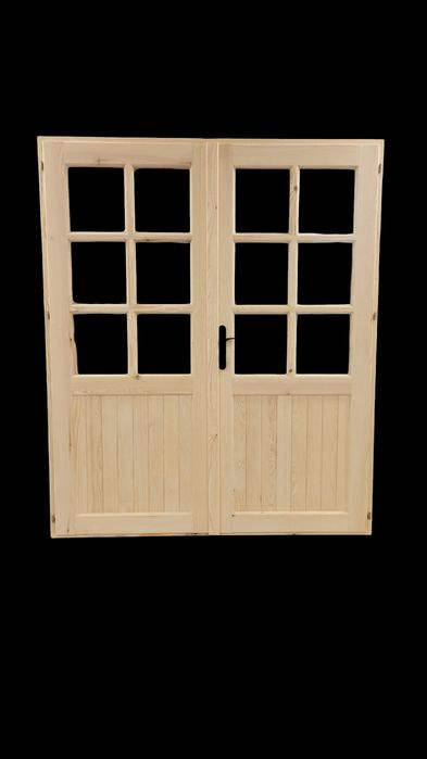 Drzwi drewniane do domków, altany, altan, pomieszczeń gospodarczych.