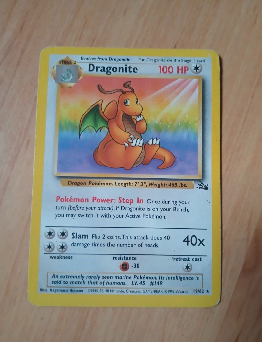 Carta Pokemon Dragonite