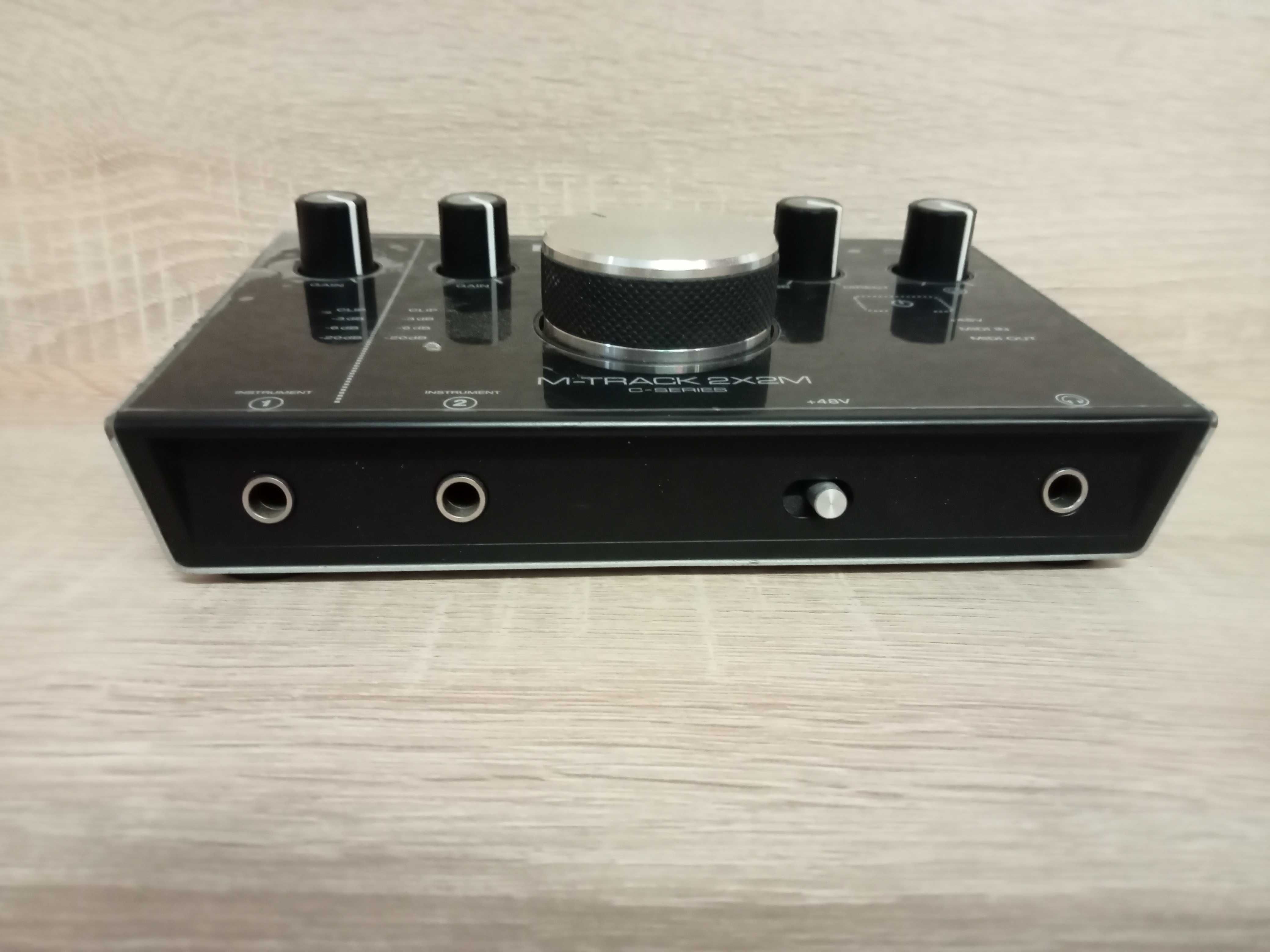 M-AUDIO M-TRACK 2X2M Cyfrowy Interfejs 24 bit 192 kHz Czarny