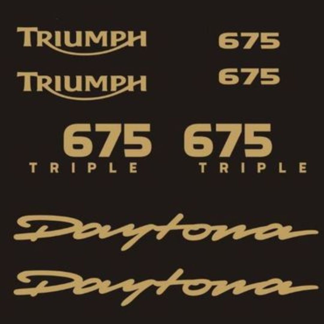 Triumph Triple 675 kit autocolantes