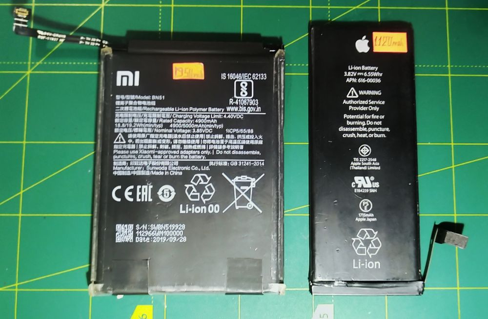 Акумулятор Apple iPhone 6s Xiaomi BN51 redmi 8, 8A APN: 616-00036