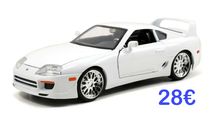 Brian´s Toyota Supra de o filme Fast and Furious 7 2015 branco 1:24