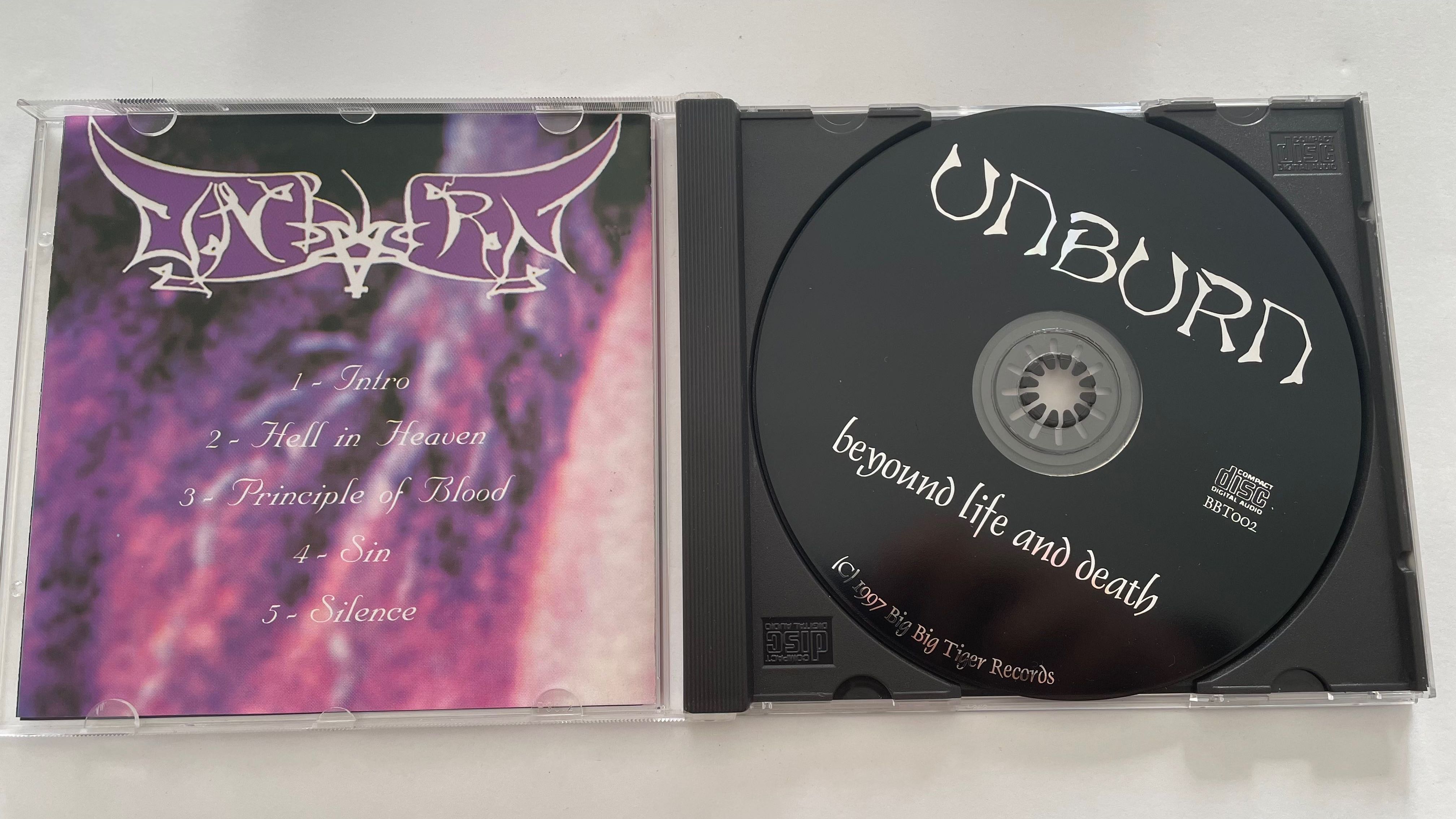 Unburn ‎– Beyond Life And Death - cd