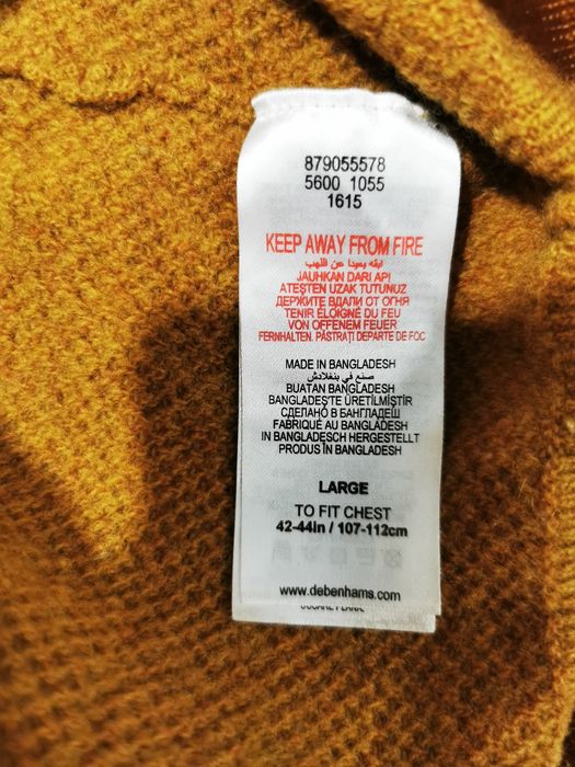 Sweter męski wełniany w serek hammond & co rozmiar L