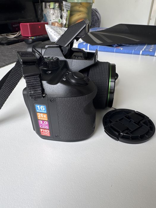 PENTAX X-5 16MP 26X Zoom DSLR Style Digital Bridge Camera BLACK