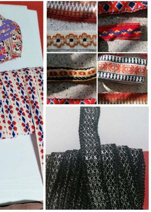 Тесьма отделочная новая, разная