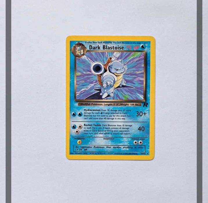 Dark Blastoise 20/82 TR Pokemon ENG-NM