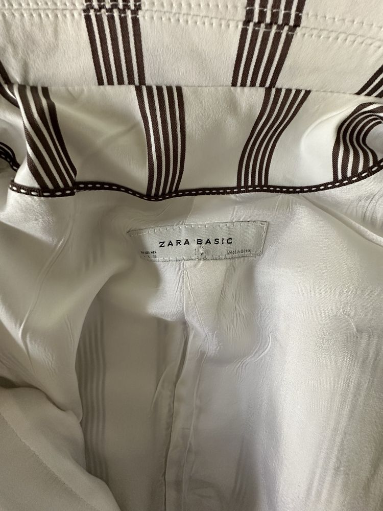 Blazer listrado da ZARA BASIC