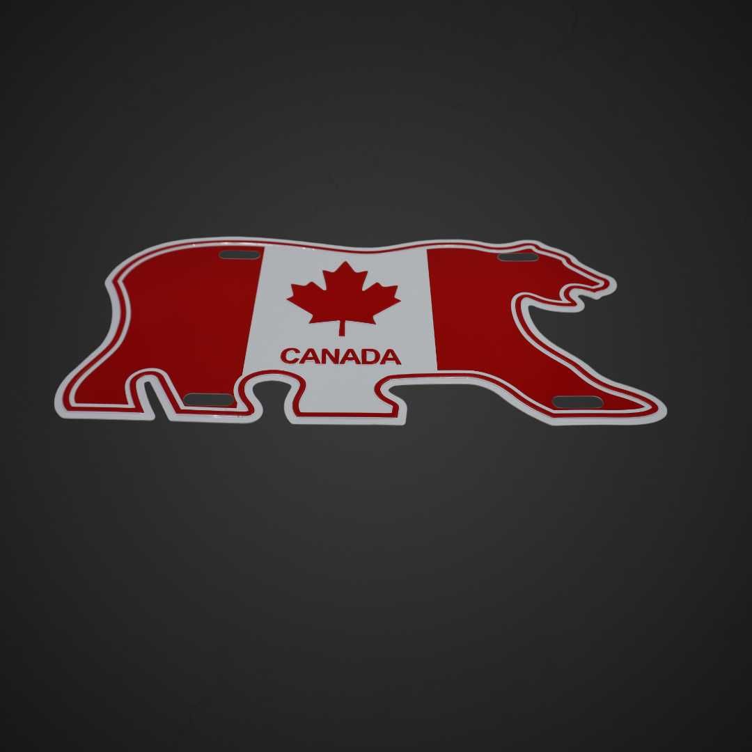 Tablica blaszana Canada Niedźwiedź B41/092903