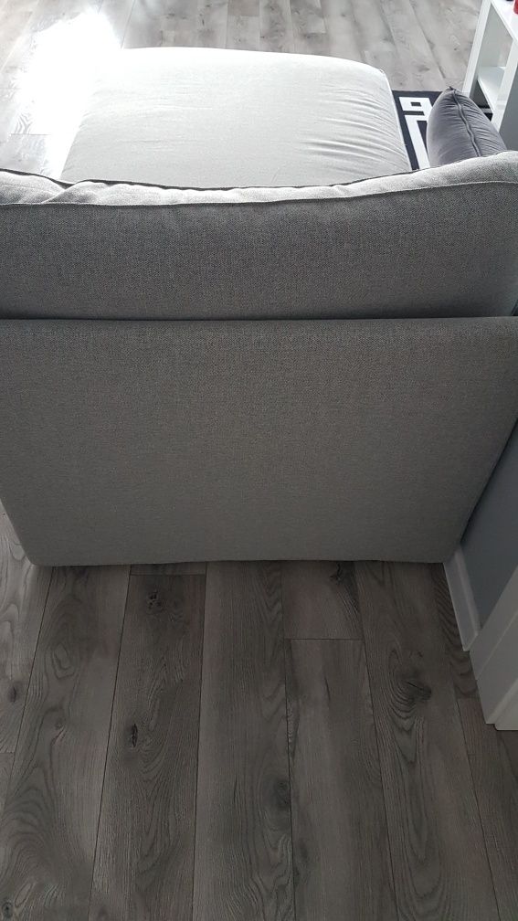 Szezlong ikea kivik szaro beżowy jak nowy