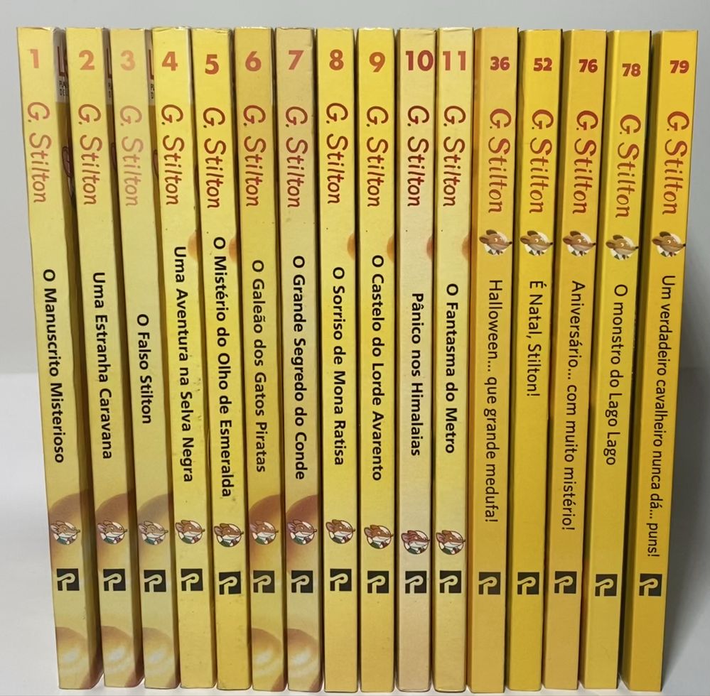 Livros Geronimo Stilton