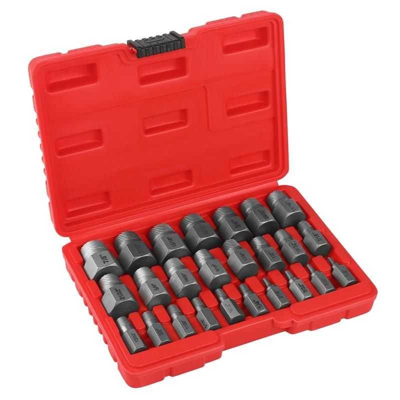 KRAFT&DELE Wykrętaki Do Zerwanych Śrub 25 Elementów Walizka KD10077