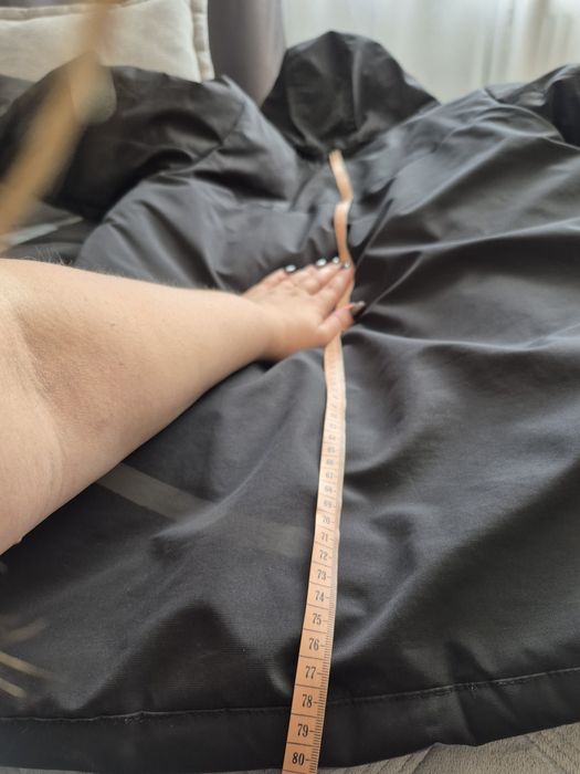 Куртка зимова дитяча подовжена чорна