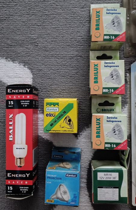 Żarówki halogenowe oczka (80% z Niemiec)