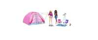 Barbie Tenda de Campismo +  2 Bonecas  acessórios Mattel DESCONTO