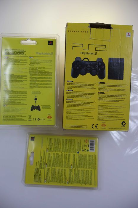 Double Pack Sony Ps2 Kontroler PAD Memory Nowy!! Blister Playstation 2