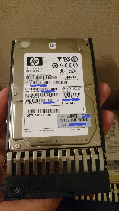 HP SAS 6G 15K rpm