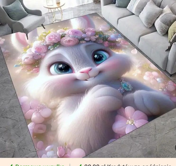 Dywan dziewczęcy duży