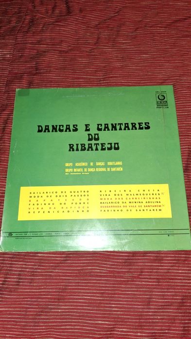 Danças cantares Ribatejo Lp regional Santarém disco