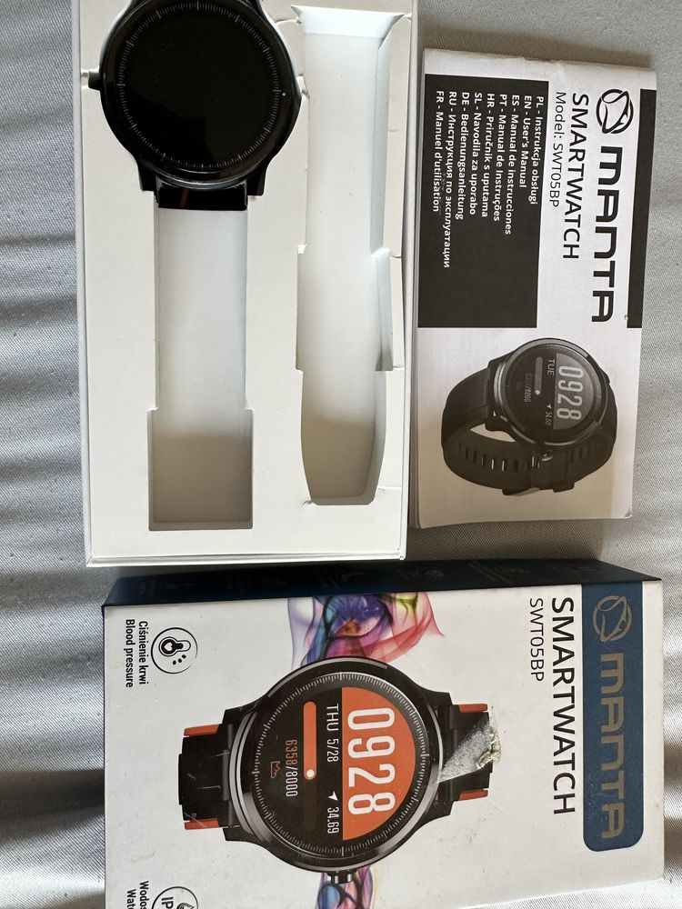 SmartWatch Manta SWT05BP / Ciśnienie krwi wodoszczelny