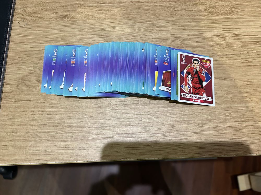 Cartas de futebol da coleção Quatar 2022 com uma Legend