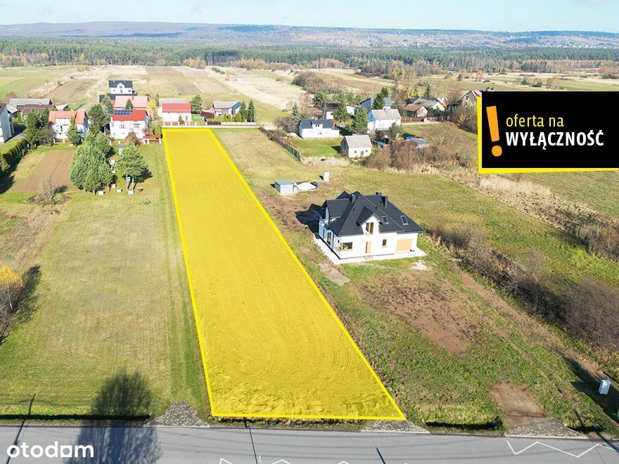 Piękna działka budowlana w Wilkowie 3000m2